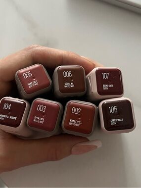 Maybelline Serum Lip LOT - Matte & Satin